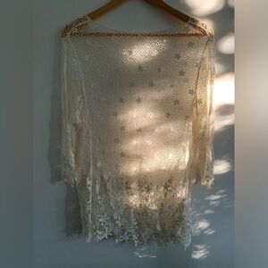 Hand made crochet swimsuit cover up